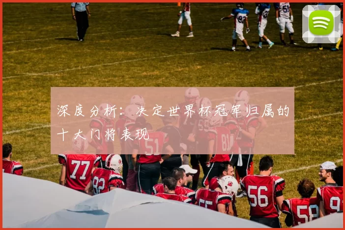 深度分析:决定世界杯冠军归属的十大门将表现